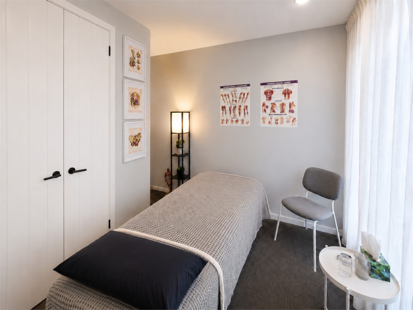 The BodyGood treatment room in Huapai